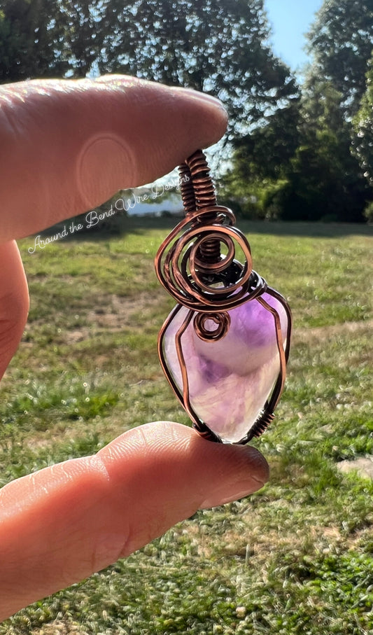 Teardrop Amethyst pendant